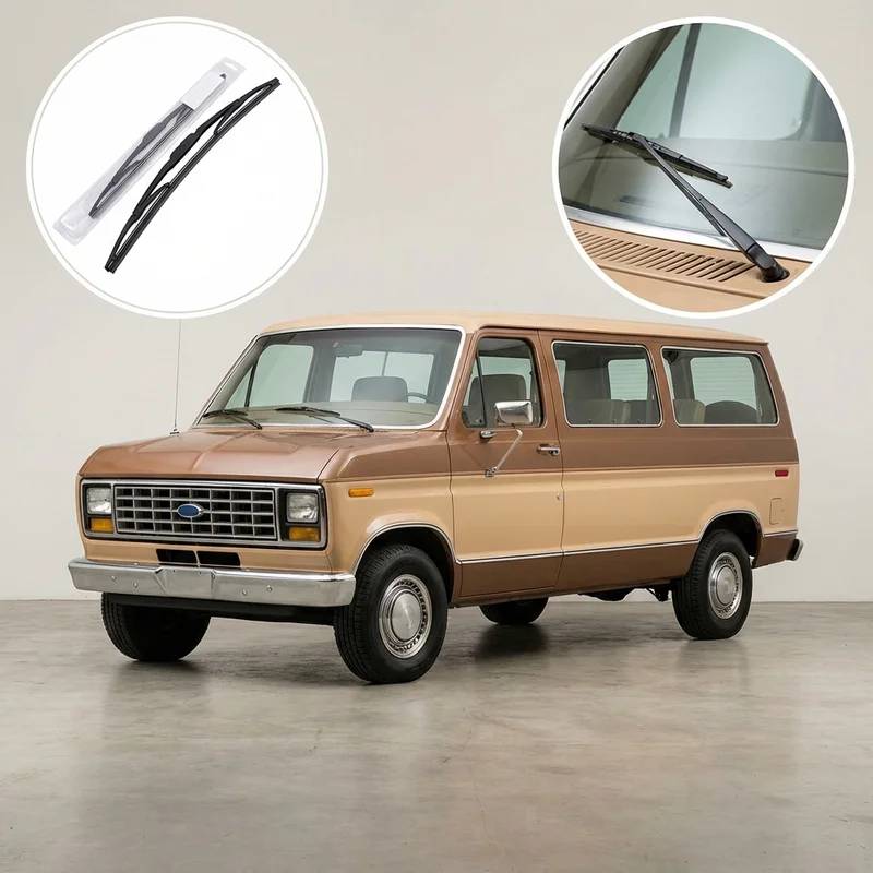 Passenger Side Wiper Blade for Ford E-350 Econoline Club Wagon (1977 - 2002) - 1